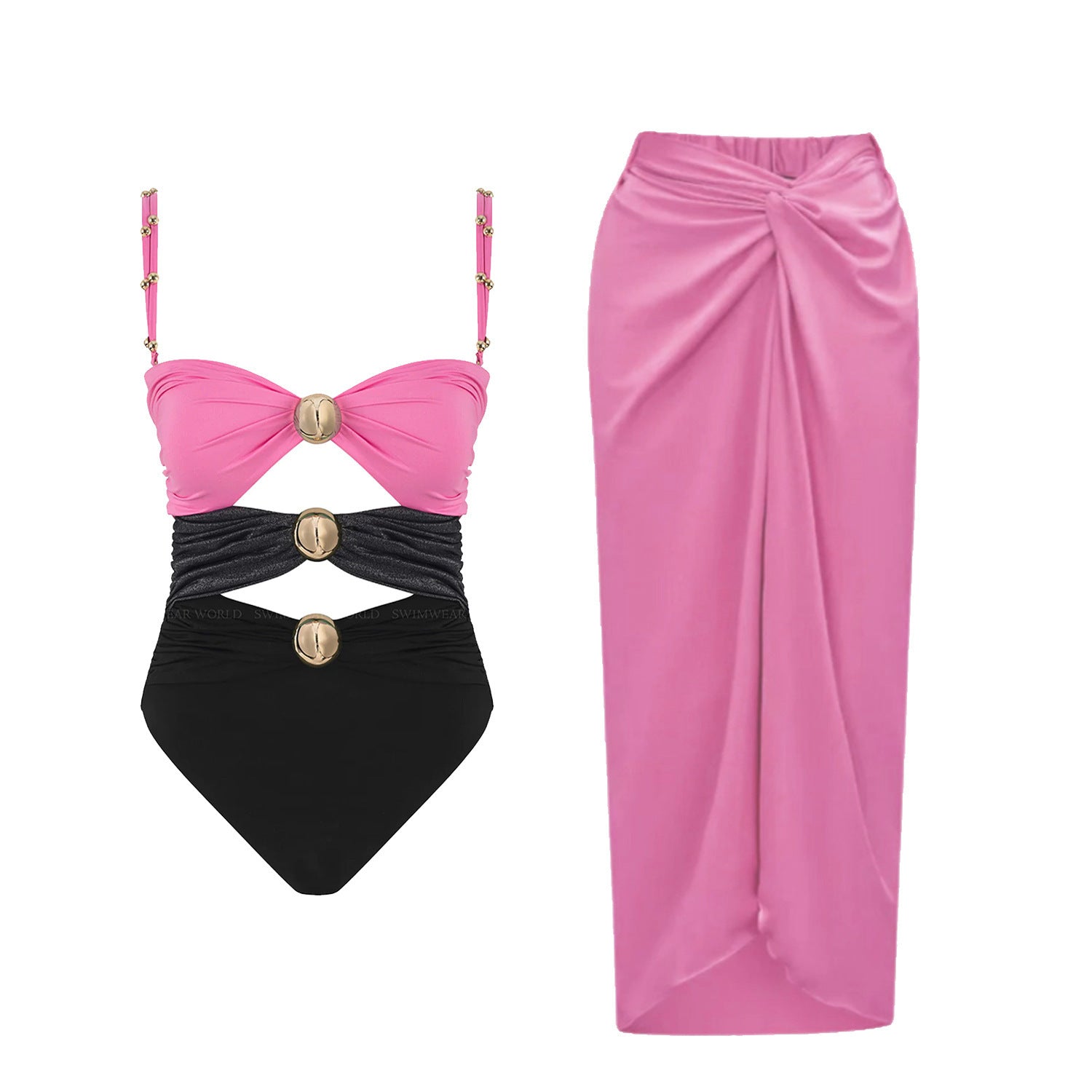 Split Three-piece Bikini Swimsuit Women's Suit